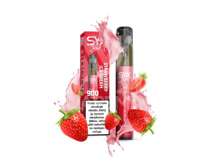 SYX BAR+ - Strawberry Ice Cream 16,5 mg (Q)