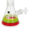 6179 2 bong skleneny sh beaker colored leaves 36 cm