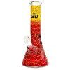 7352 3 bong skleneny grace glass rainforest beaker red 32 cm