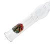 7358 bong skleneny rainbow leaf 42 cm