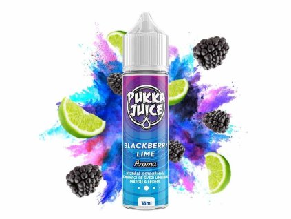 Příchuť Pukka Juice SV Blackberry Lime (Chladivá ostružina s citrusy) 18ml