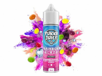 Příchuť Pukka Juice S&V Rainbow Blaze (Ovocné bonbony s cooladou) 18ml