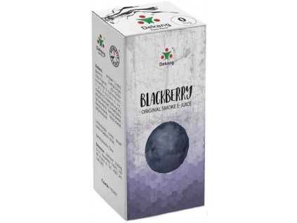 e-liquid Dekang Blackberry (Ostružina), 10ml (Obsah nikotinu 0 mg)