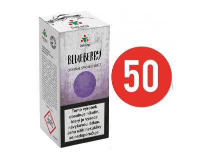 E-liquid Dekang Fifty Blueberry, 10ml (Obsah nikotinu 0 mg)