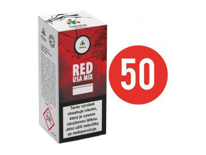 E-liquid Dekang Fifty Red USA Mix, 10ml (Obsah nikotinu 0 mg)