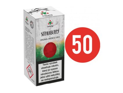 E-liquid Dekang Fifty Strawberry, 10ml (Obsah nikotinu 0 mg)