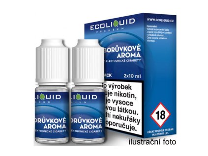 E-liquid Ecoliquid 2Pack Blueberry 2x10ml (Obsah nikotinu 0 mg)