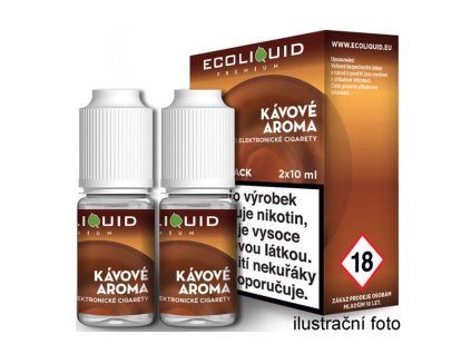 E-liquid Ecoliquid 2Pack Coffee 2x10ml (Obsah nikotinu 0 mg)