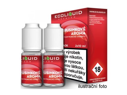 E-liquid Ecoliquid 2Pack Cranberry 2x10ml (Obsah nikotinu 0 mg)