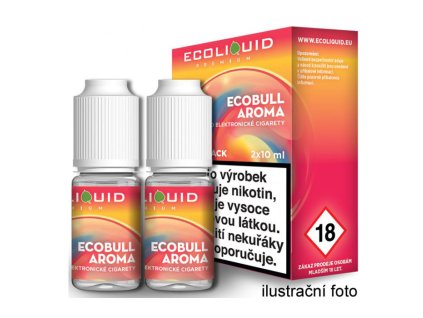 E-liquid Ecoliquid 2Pack Ecobull 2x10ml (Obsah nikotinu 0 mg)