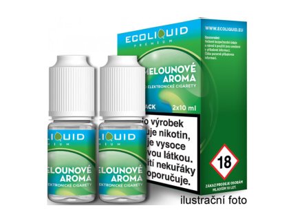 E-liquid Ecoliquid 2Pack Ice Melon 2x10ml (Obsah nikotinu 0 mg)
