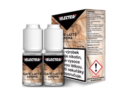 E-liquid Electra 2Pack Cafe Latte 2x10ml (Obsah nikotinu 0 mg)