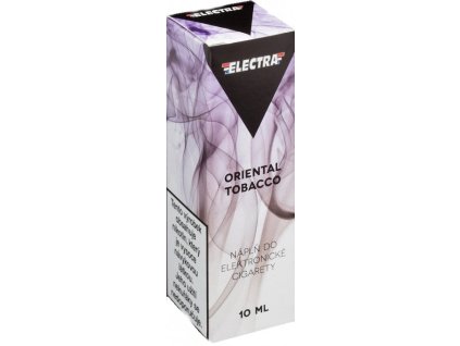 e-liquid ELECTRA Oriental Tobacco 10ml (Obsah nikotinu 0 mg)