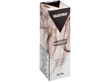 e-liquid ELECTRA Western Tobacco 10ml (Obsah nikotinu 0 mg)