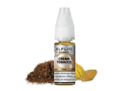 e liquid ELF BAR ELFLIQ Cream Tobacco 10ml