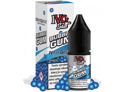 e-liquid IVG Salt Bubblegum 10ml (Obsah nikotinu 10 mg)