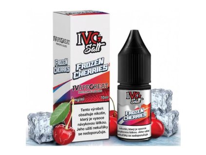 e-liquid IVG Salt Frozen Cherries 10 ml (Obsah nikotinu 10 mg)