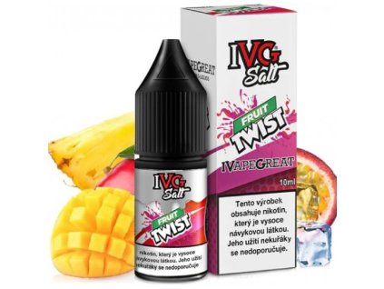 e-liquid IVG Salt Fruit Twist 10 ml (Obsah nikotinu 10 mg)