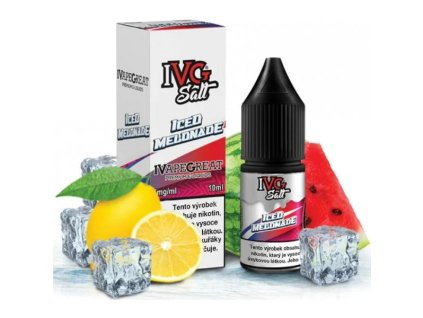 e-liquid IVG Salt Iced Melonade 10ml (Obsah nikotinu 10 mg)