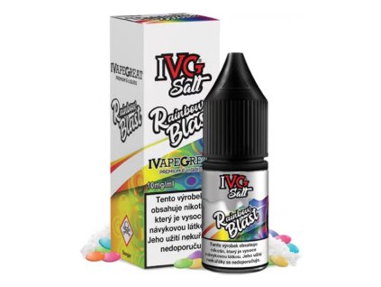 e-liquid IVG Salt Rainbow Blast 10ml (Obsah nikotinu 10 mg)