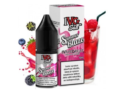 e-liquid IVG Salt Summer Blaze 10ml (Obsah nikotinu 10 mg)
