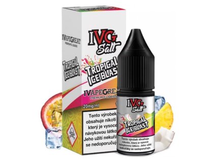 e-liquid IVG Salt Tropical Ice Blast 10 ml (Obsah nikotinu 10 mg)