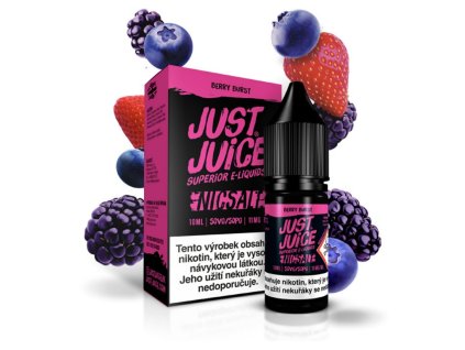 E liquid Just Juice Salt 10ml Berry Burst