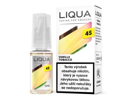 25388 e liquid liqua 4s vanilla tobacco 10ml 20mg nikotinu ml
