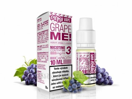 E liquid Pinky Vape Grape Me! (Hroznové víno) 10ml