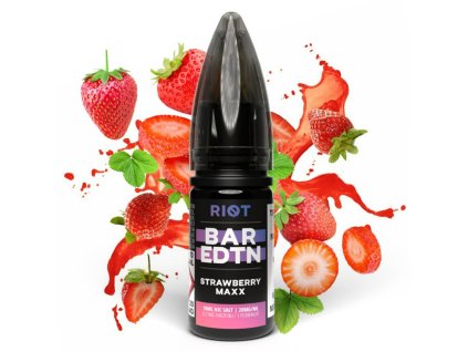 Riot BAR EDTN Salt 10ml 10mg Strawberry Maxx