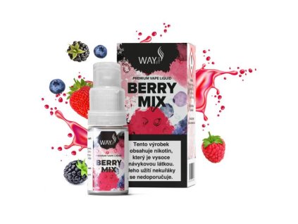 E-liquid Way To Vape Berry Mix 10ml (Obsah nikotinu 0mg)