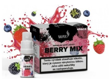 E liquid Way To Vape Berry Mix 4x10ml