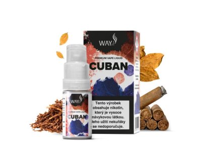 E-liquid Way To Vape Cuban 10ml (Obsah nikotinu 0mg)