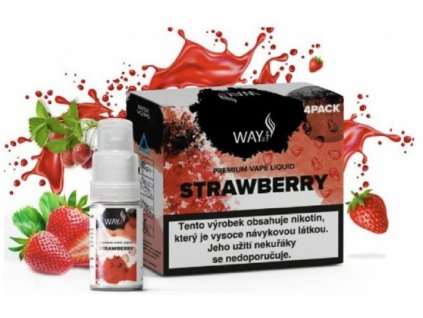 E liquid Way To Vape Strawberry 4x10ml