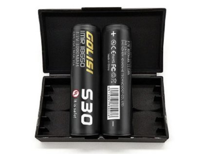 Baterie Golisi S30 IMR 18650 35A 3000mAh (2ks + pouzdro)