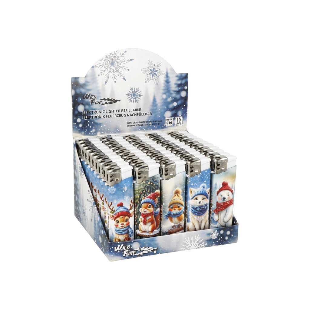 8813 2 box 50 ks zapalovac wildfire christmas animals