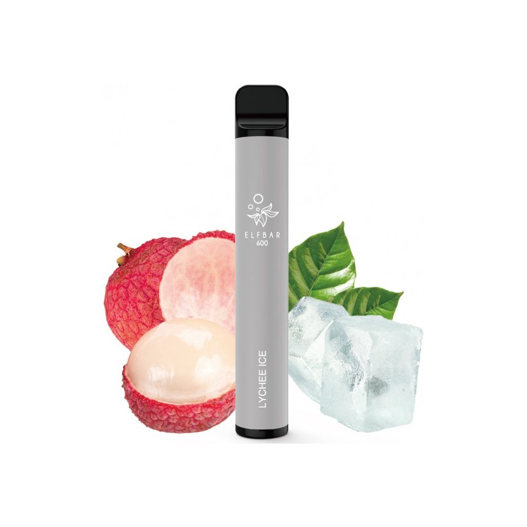 elf bar 600 elektronicka cigareta lychee ice 20mg 1