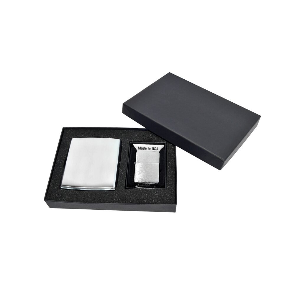 7211 4 darkova sada zippo zapalovac cigaretove pouzdro