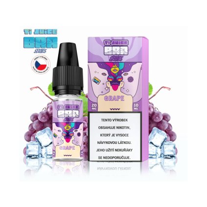 1893 1 ti juice bar series grape nic salt 20 mg e liquidy