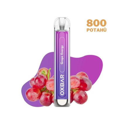 699 oxbar c800 grape drink elektronicka cigareta 800 potahu 16mg nikotinu