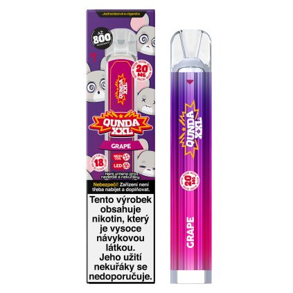 Qunda NE cigarete Grape RENDER