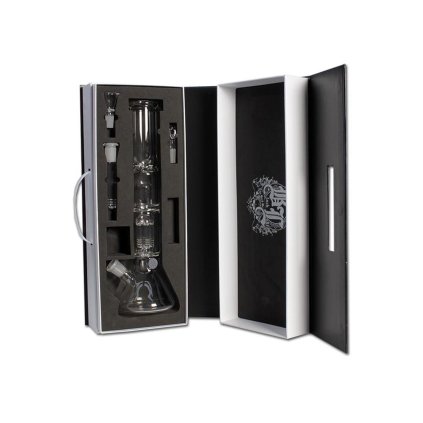 5772 4 bong skleneny black leaf ice na byliny olej