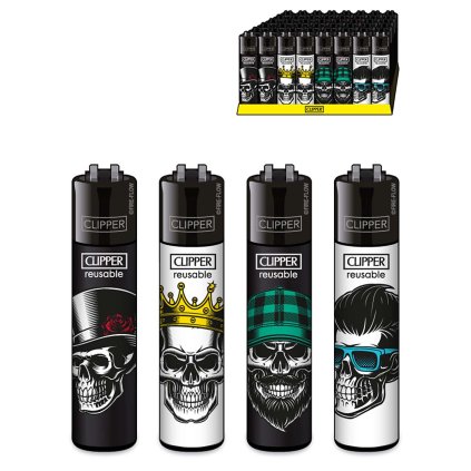 clipper feuerzeug skull heads1 ccskhead0Za7chfau3bOo