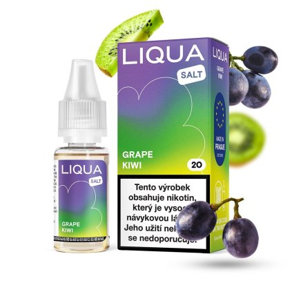 6656 e liquid liqua salt grape kiwi 10ml 20mg q