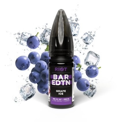 7049 e liquid riot bar edtn salt grape ice 10ml 20 mg r