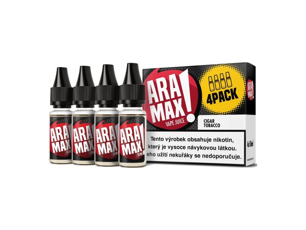 Liquid ARAMAX 4Pack Cigar Tobacco 4x10ml-12mg
