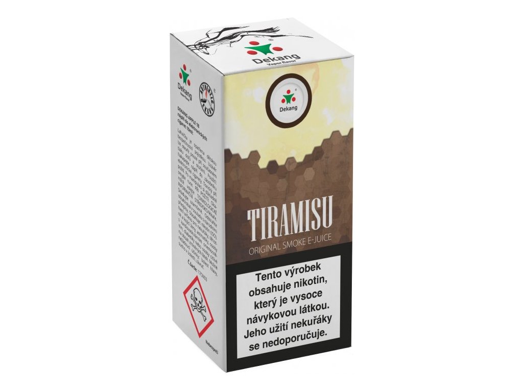 Liquid Dekang Tiramisu 10ml - 3mg (Tradiční italský dezert)