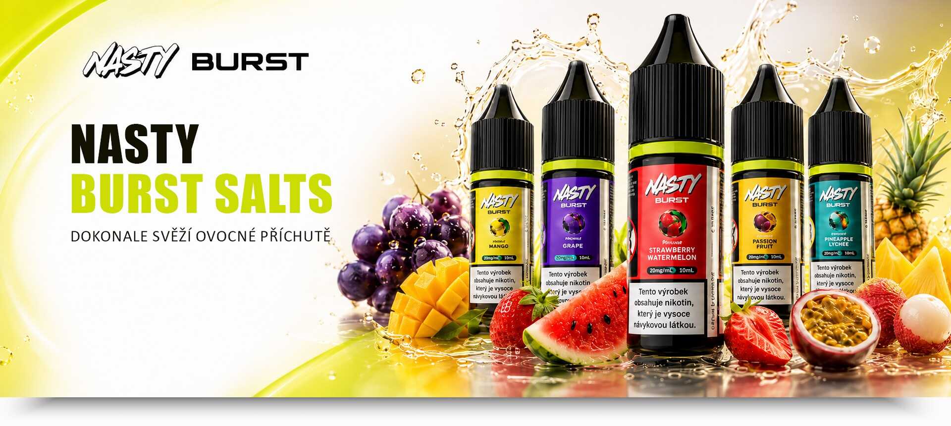 E-liquidy Nasty Burst | Vapestyle.cz - elektronické cigarety