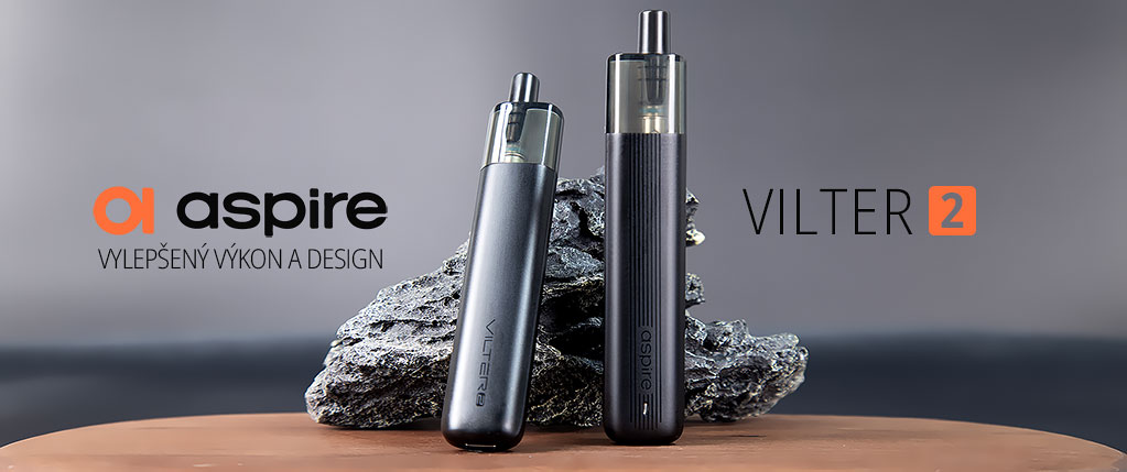 Aspire Vilter 2 prémiové kovové tělo s elegantním designem