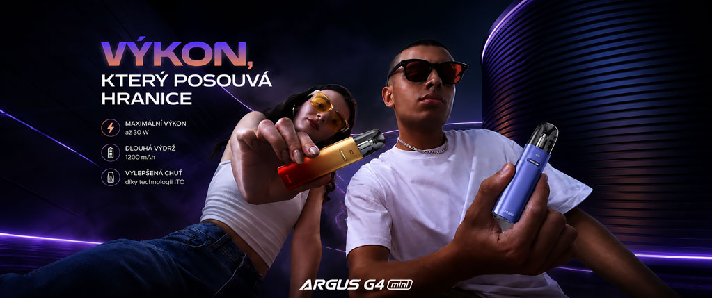 Moderní technologie iCosm CODE 2.0 VooPoo Argus G4 Mini Pod Kit